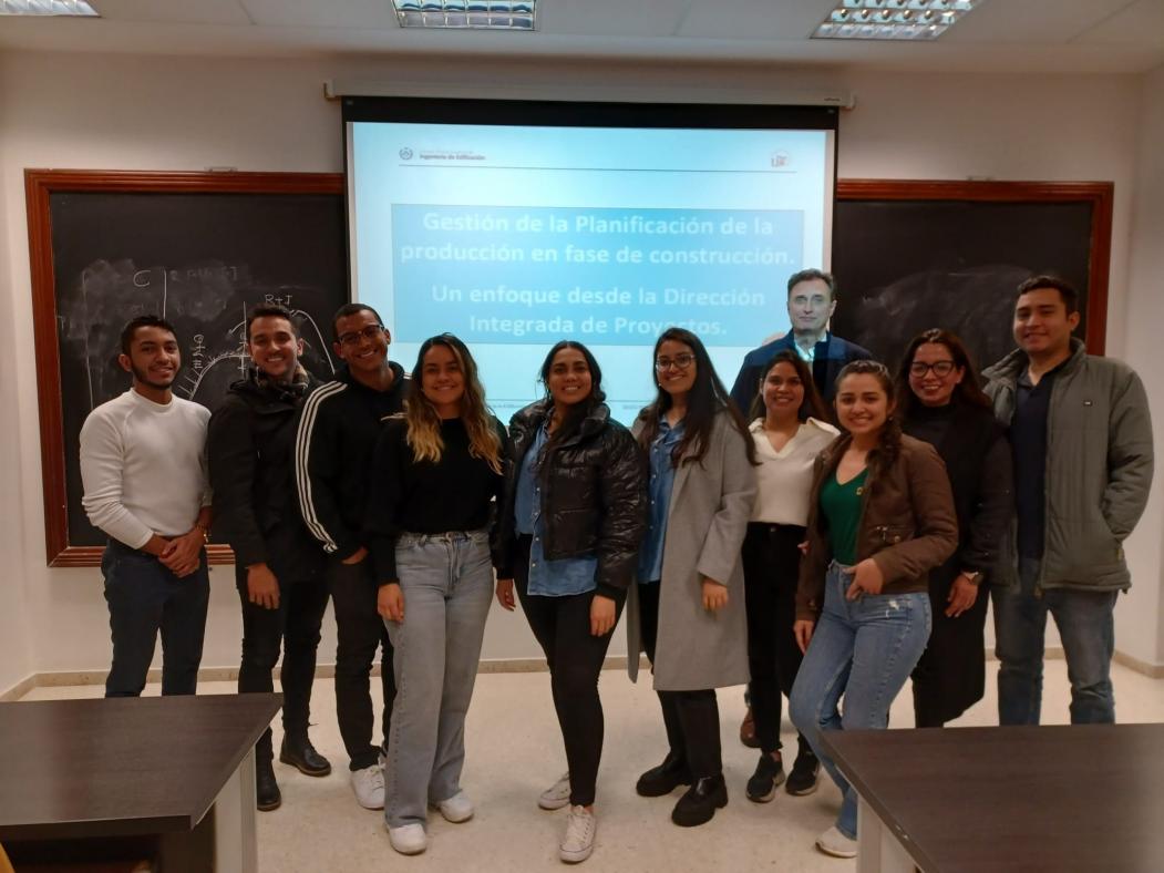 Participación en el Máster Universitario de Gestión Integral en la Edificación (MUGIE) de D. Jesús Huertas Vázquez