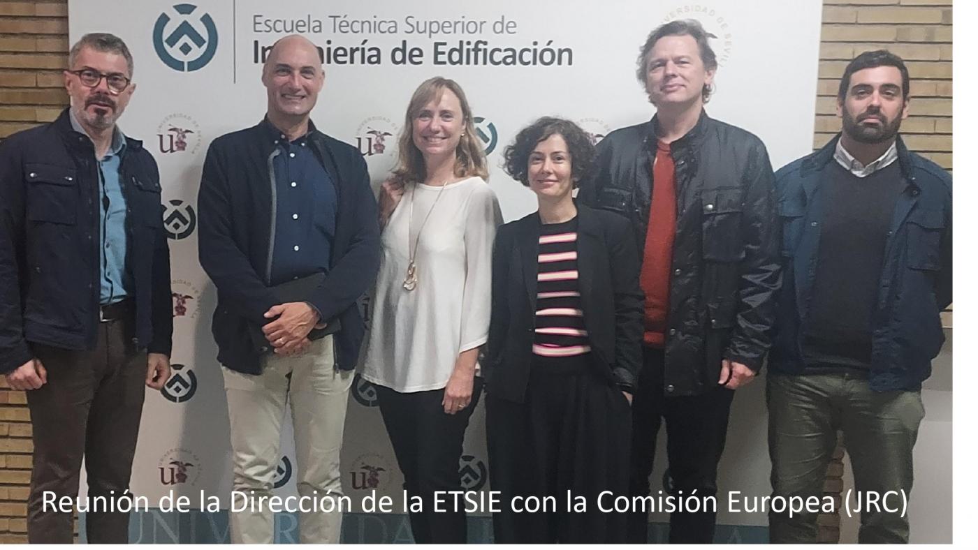 Reunión de la dirección de la ETSIE con la COMISIÓN EUROPEA (JRC, Joint Research Center)